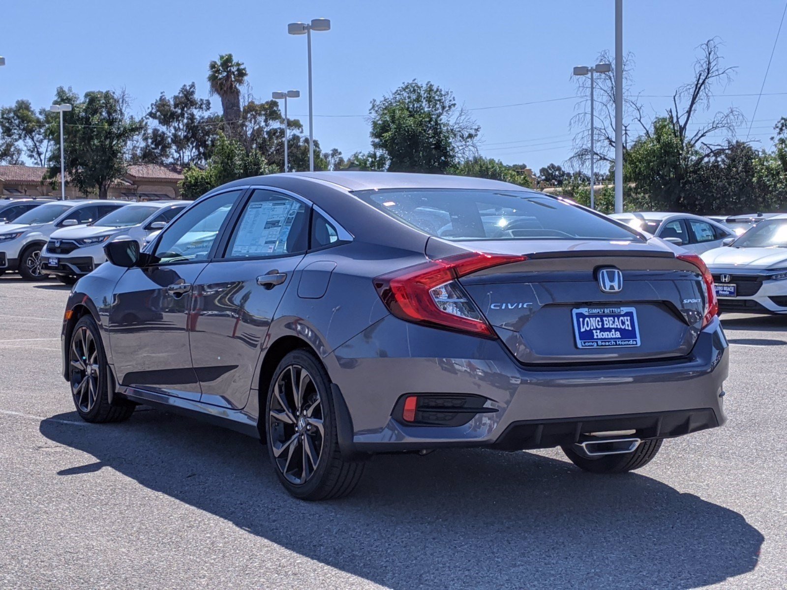 New 2020 Honda Civic Sedan Sport 4dr Car in Signal Hill #H529438 | Long ...