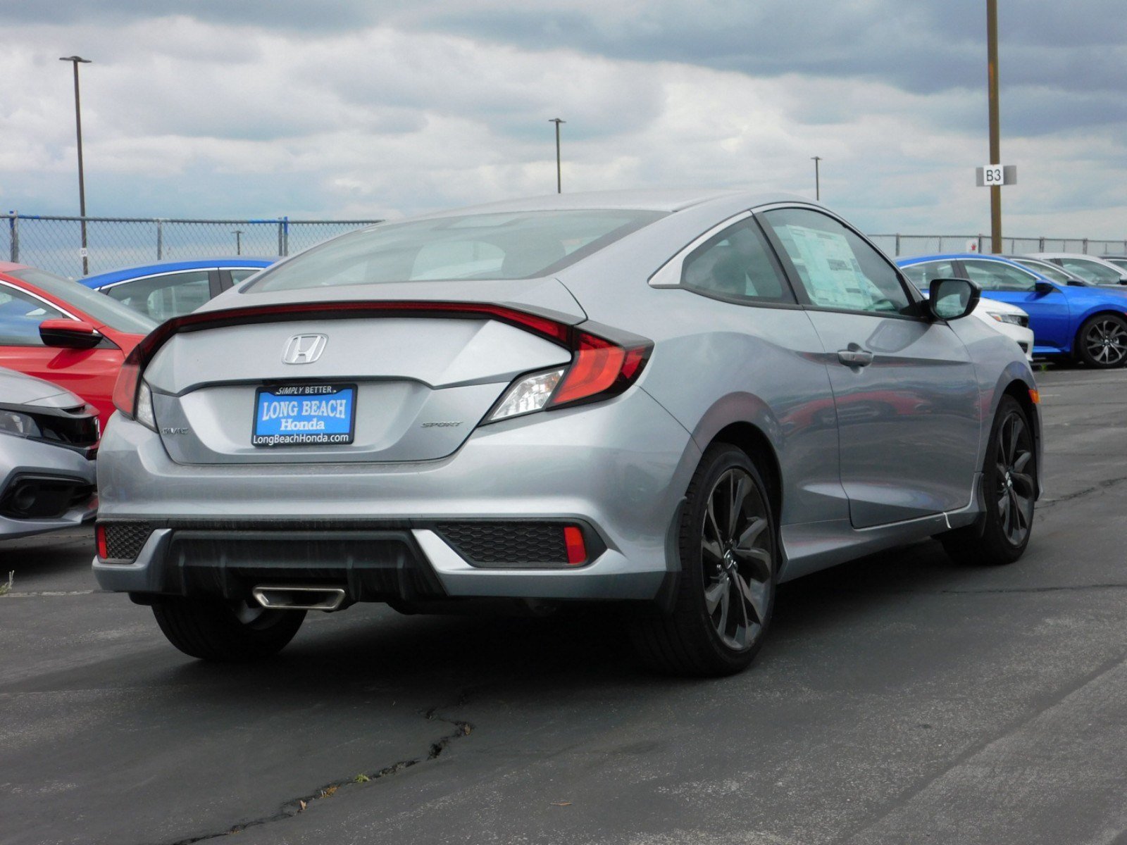 New 2019 Honda Civic Coupe Sport 2dr Car in Signal Hill #H304661 | Long ...