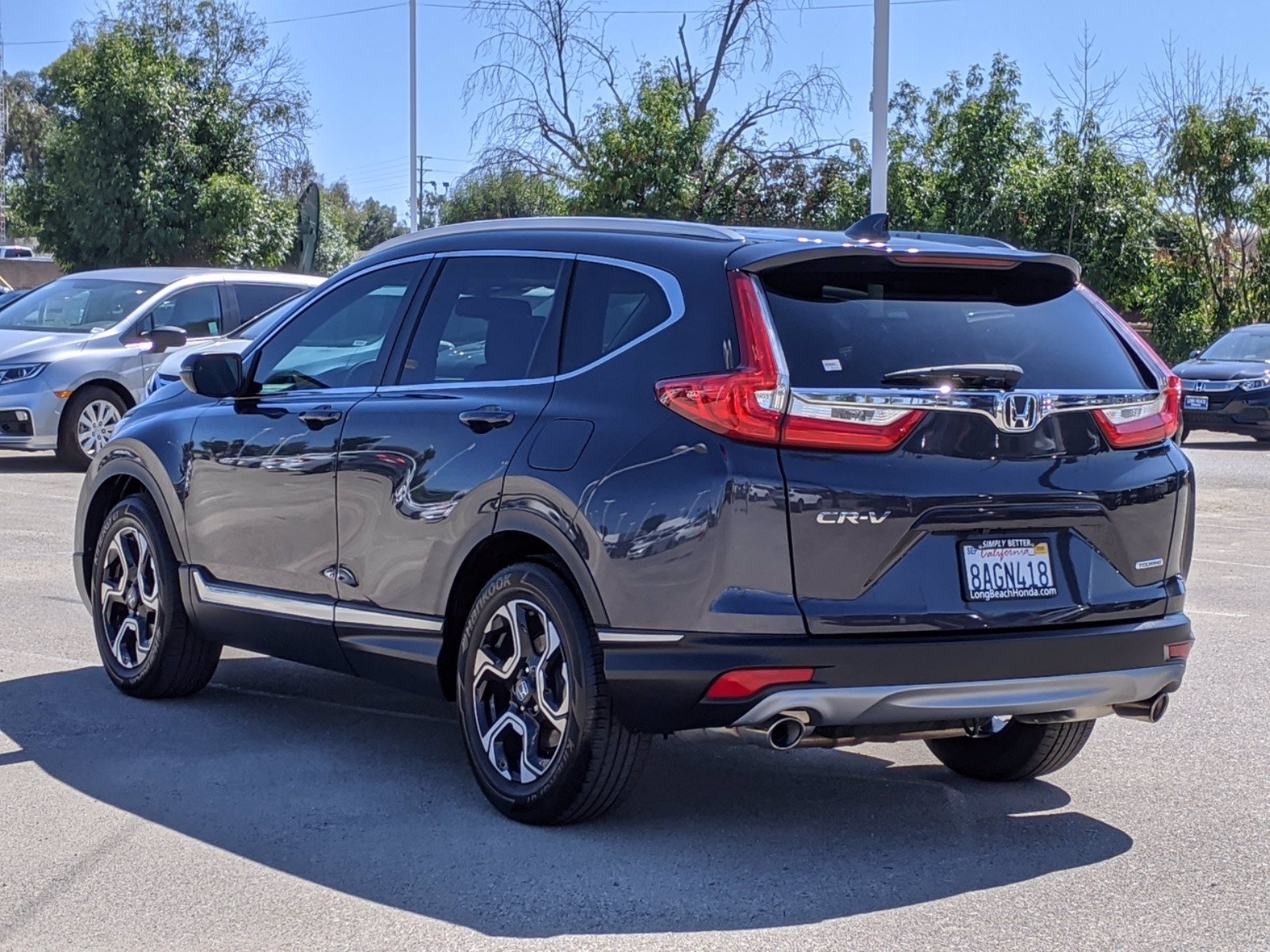 Certified Pre-owned 2017 Honda Cr-v Touring Sport Utility In Signal 